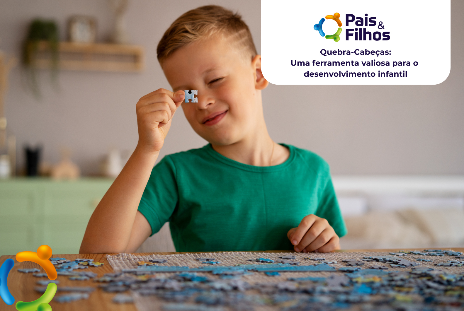 Quebra-cabeça no desenvolvimento infantil